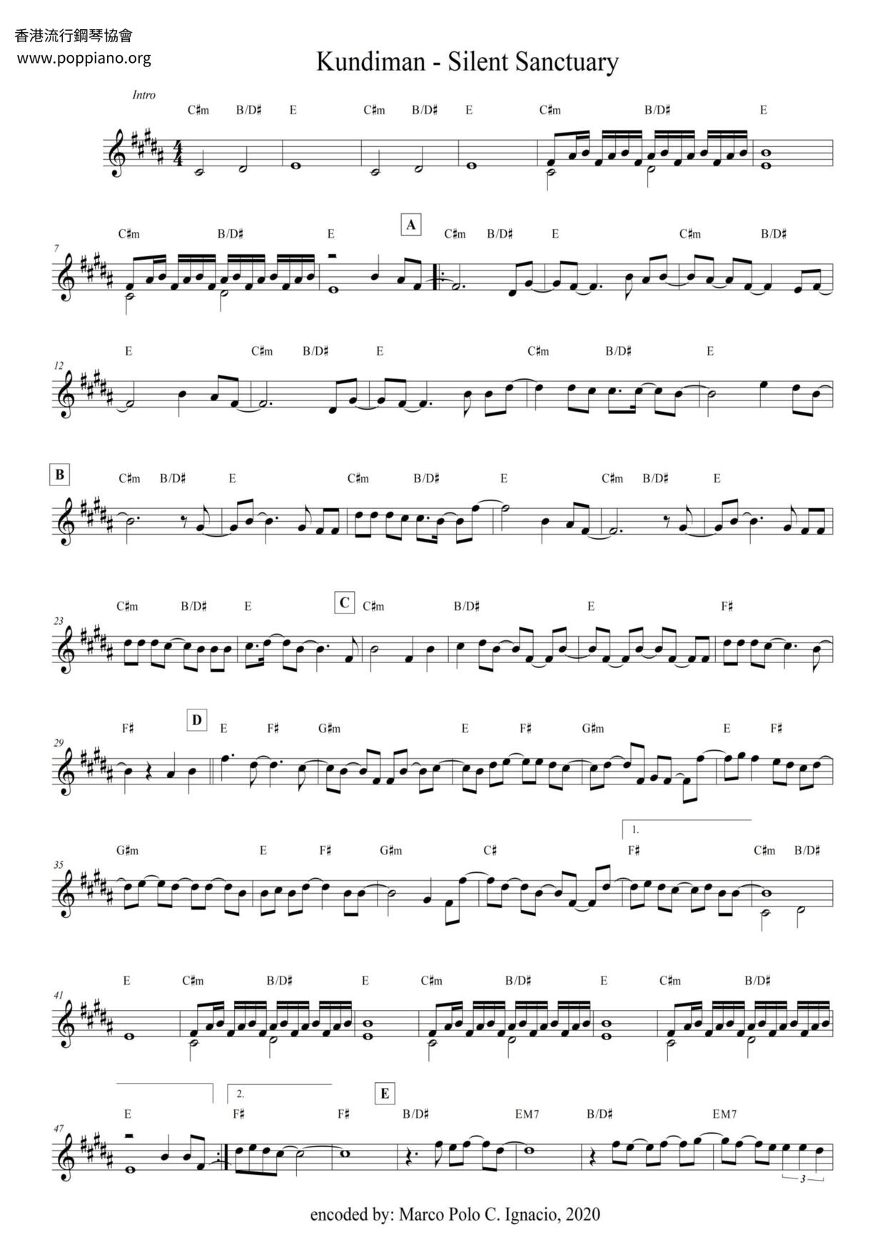 Kundiman Score