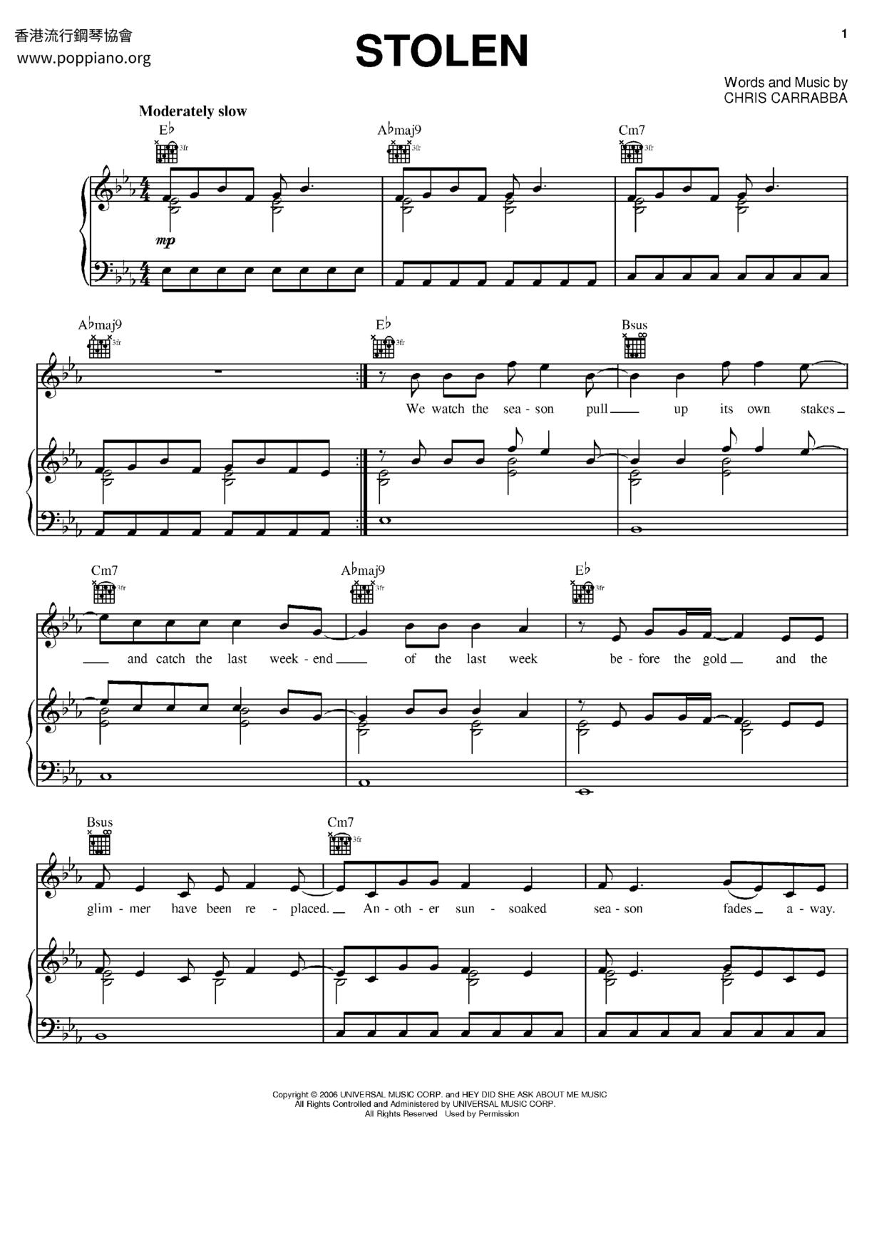 Stolen Score