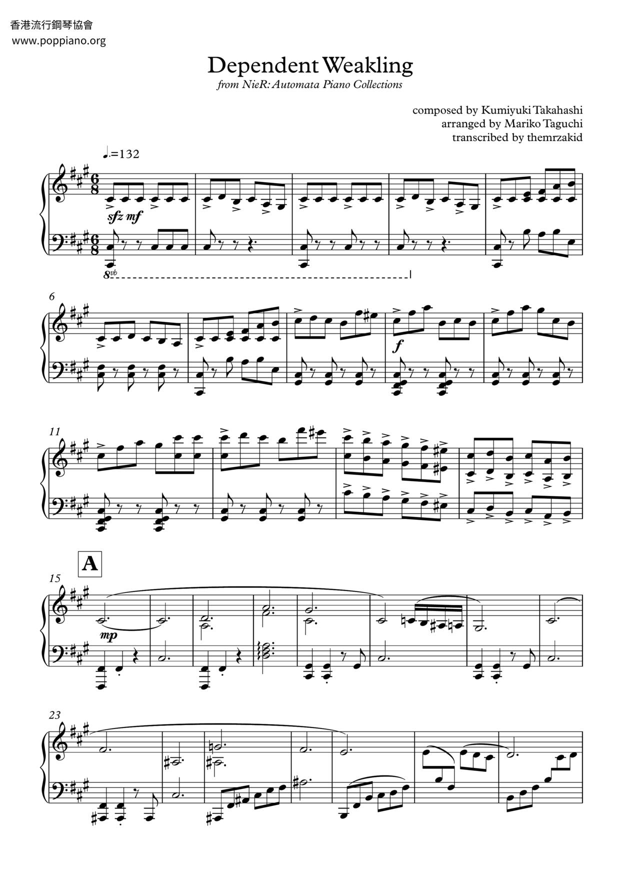 Dependent Weakling Score