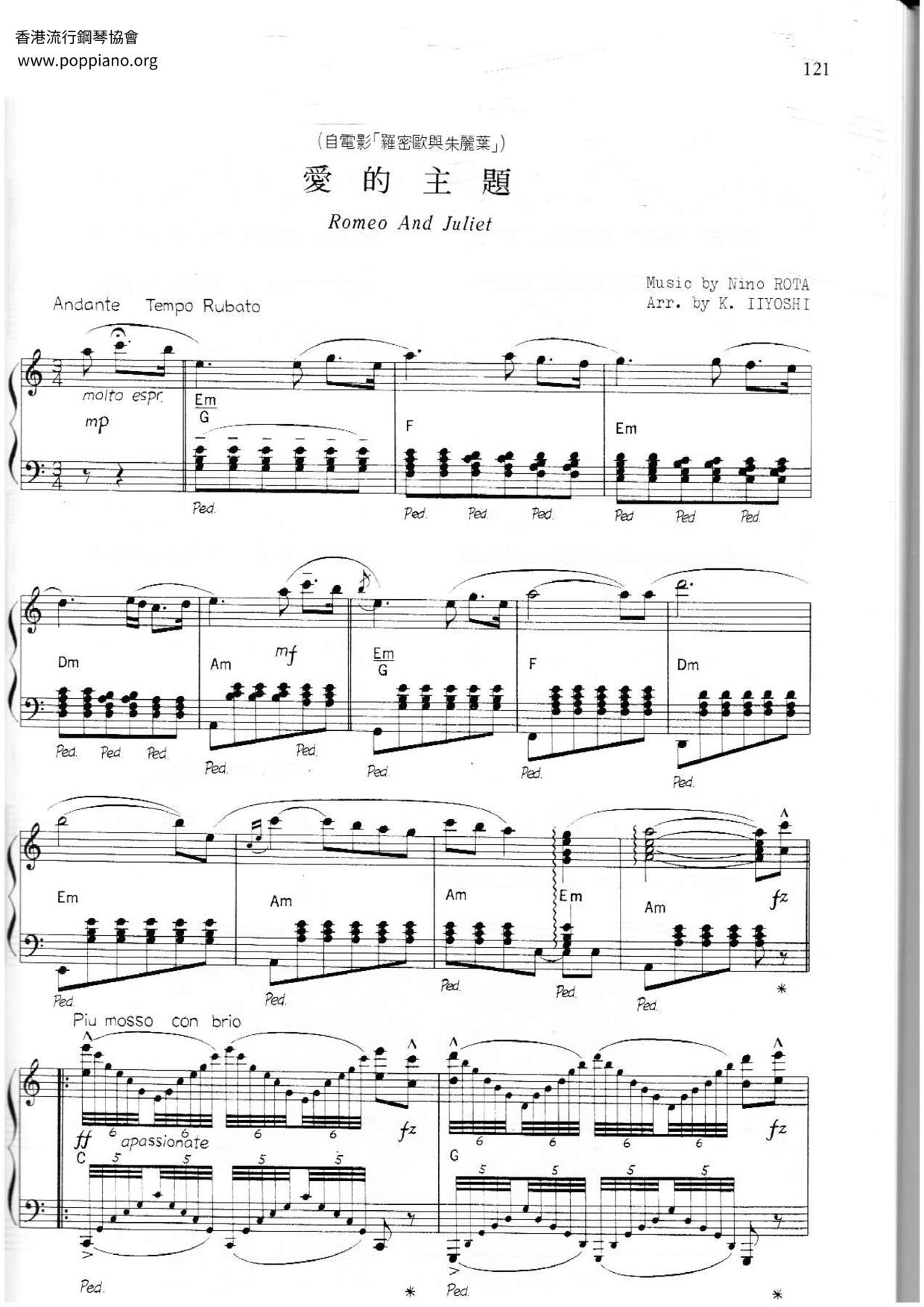 Romeo And Juliet Score