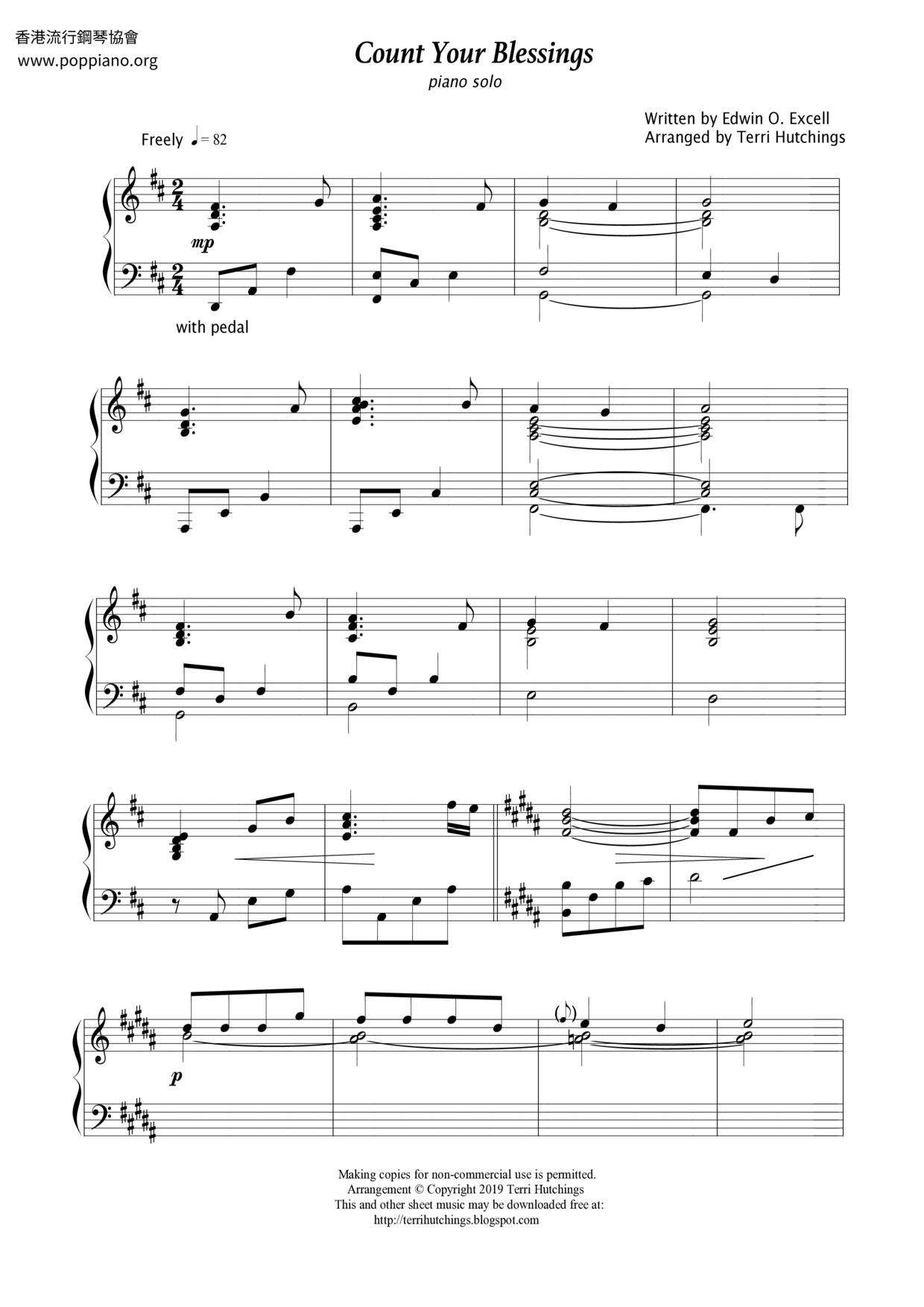 Count Your Blessings Score