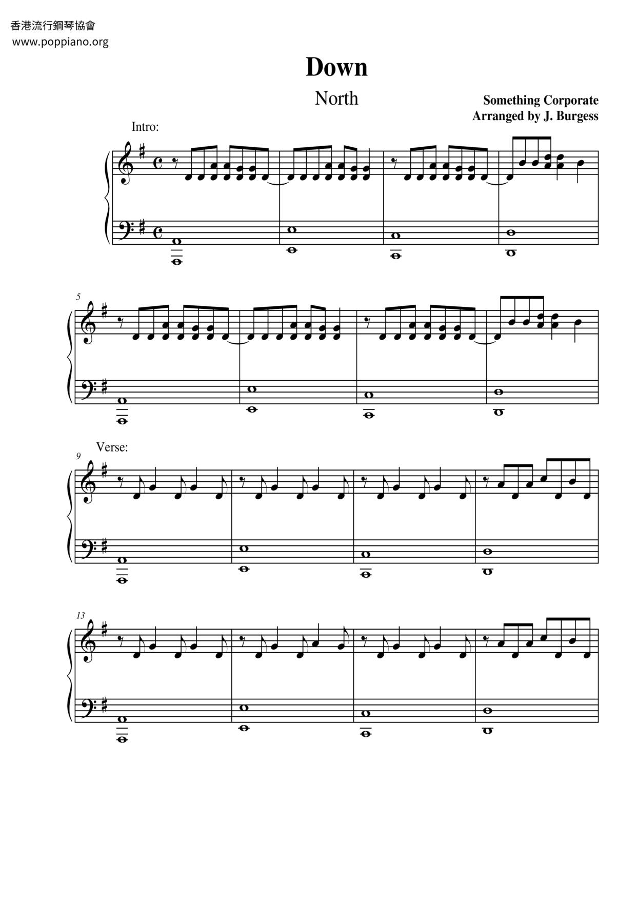 Down Score