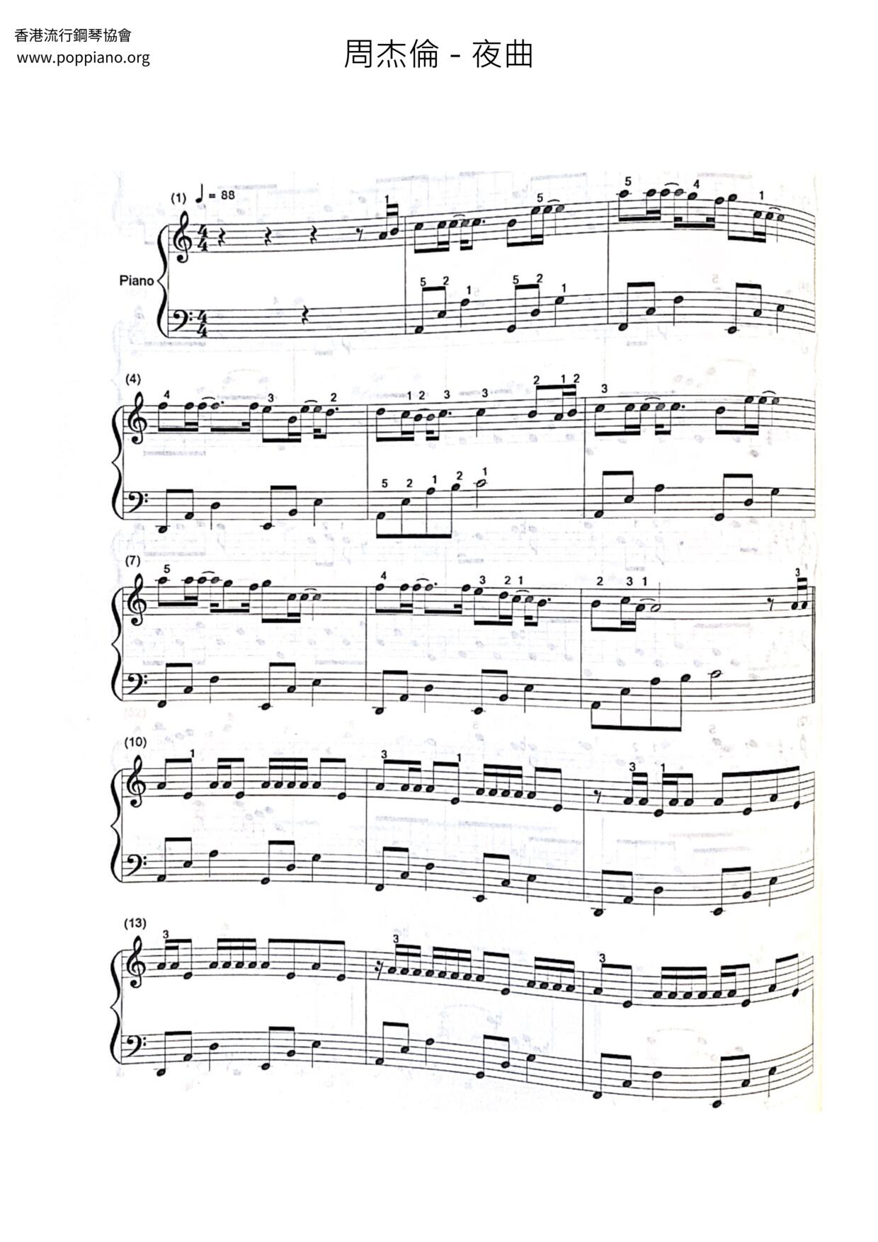 Nocturne Score