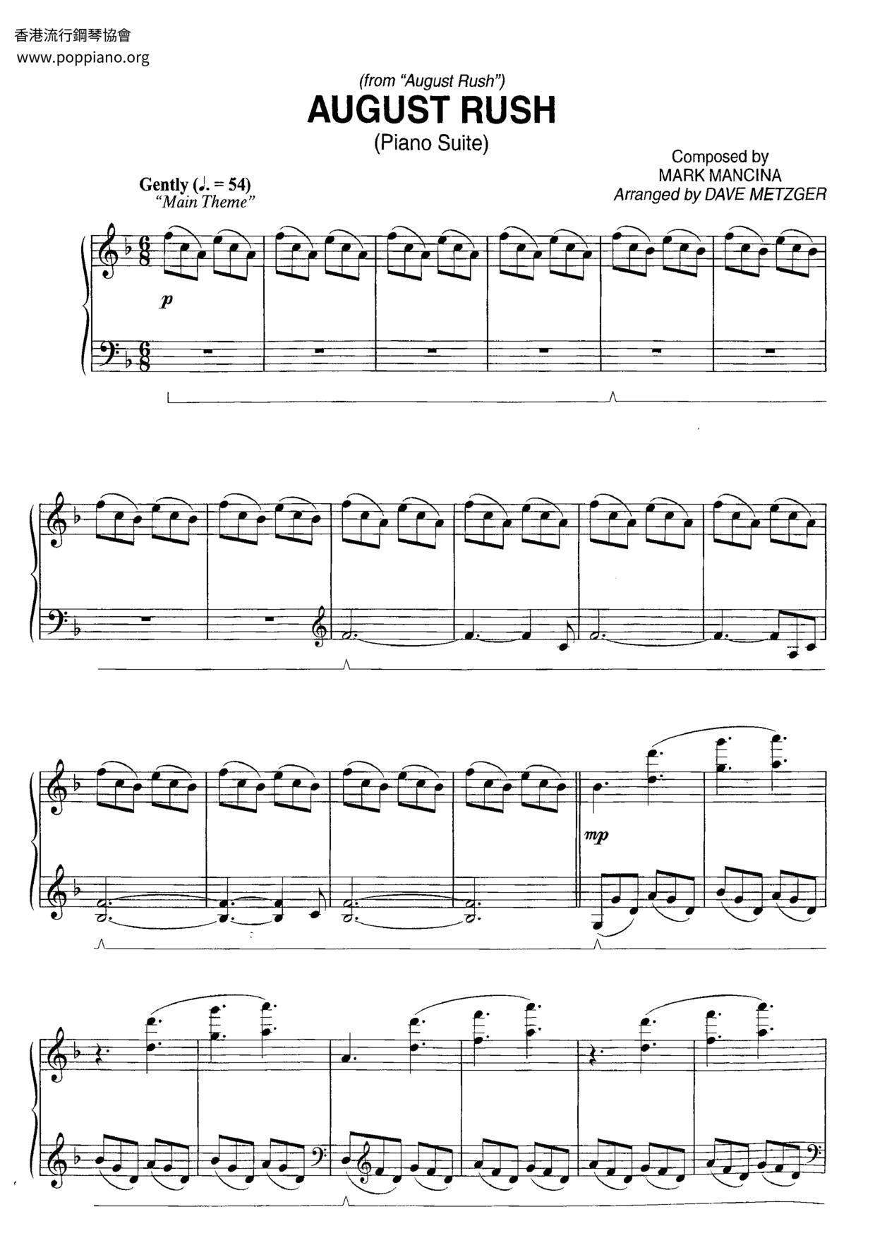 August Rush Score
