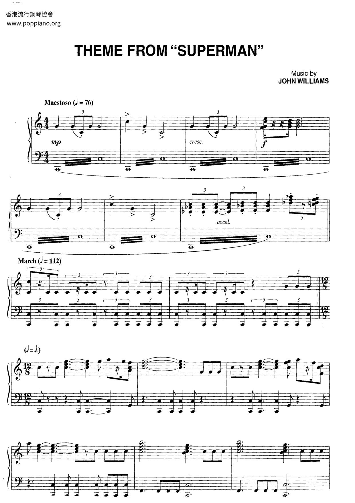 Superman Theme Score