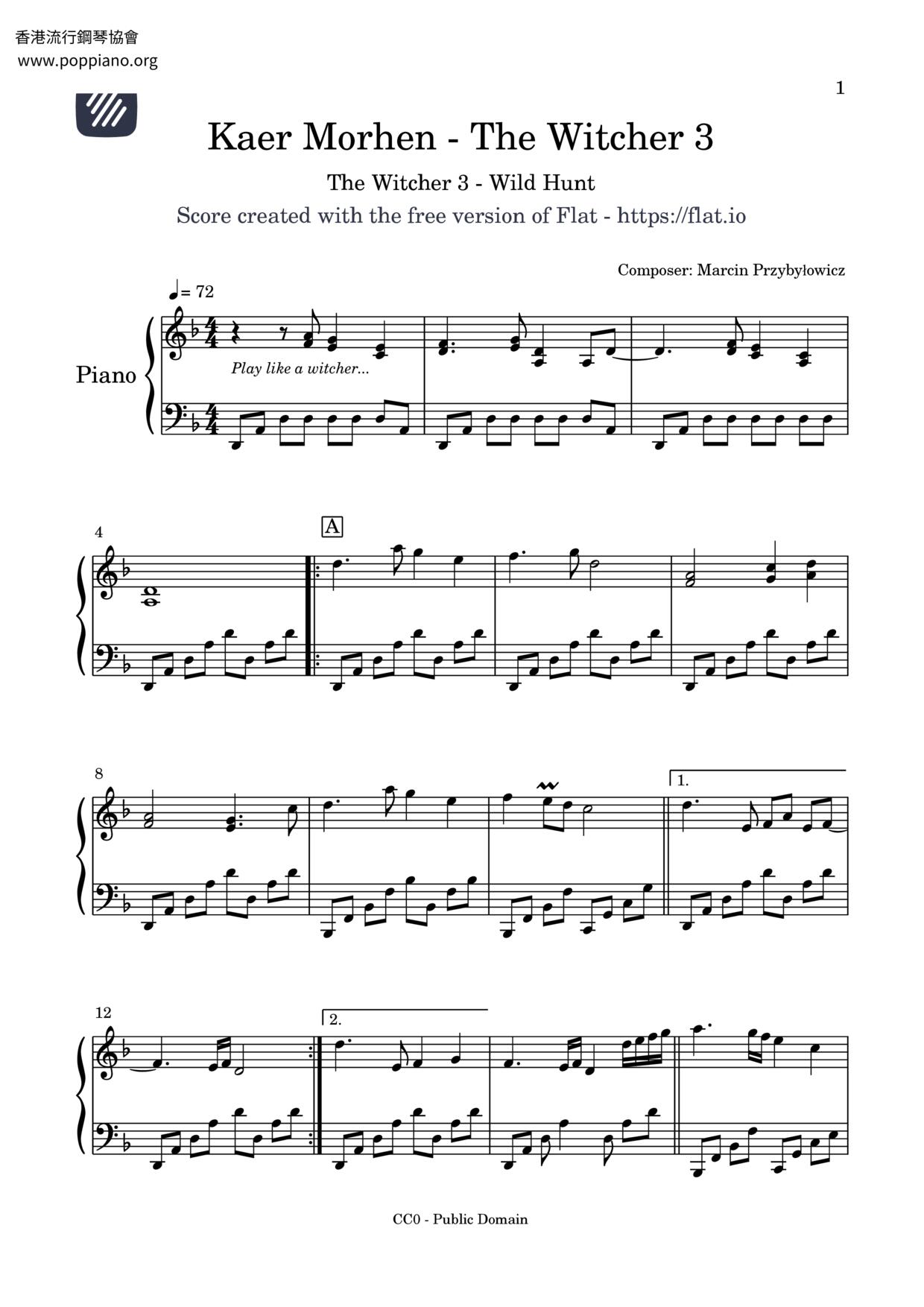Kaer Morhen Score