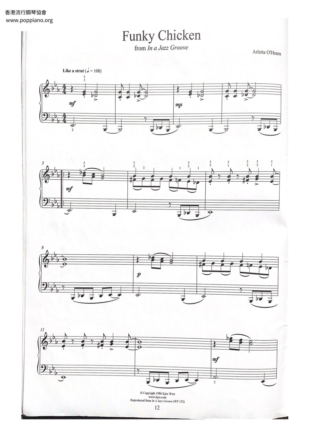 Funky Chicken Score