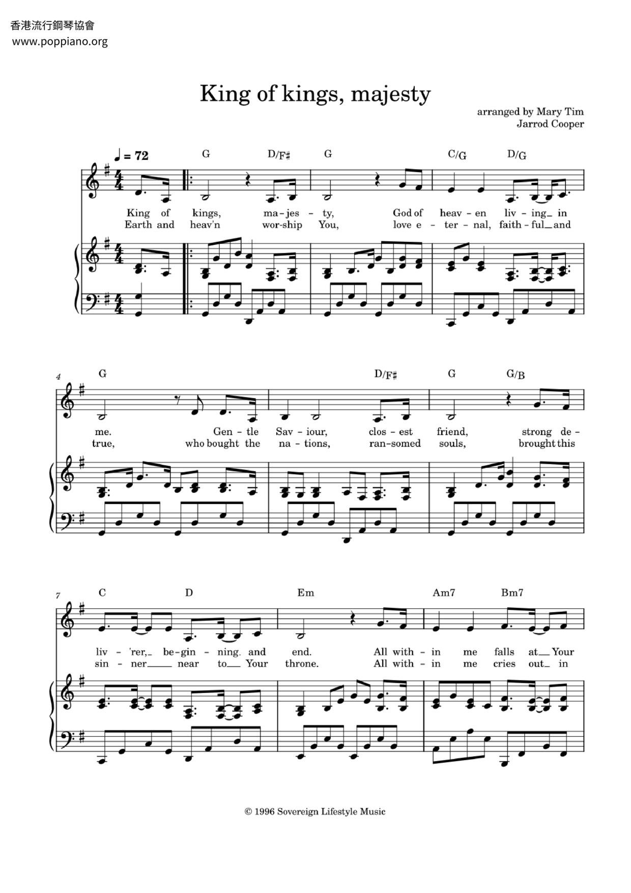 King Of Kings, Majesty Score