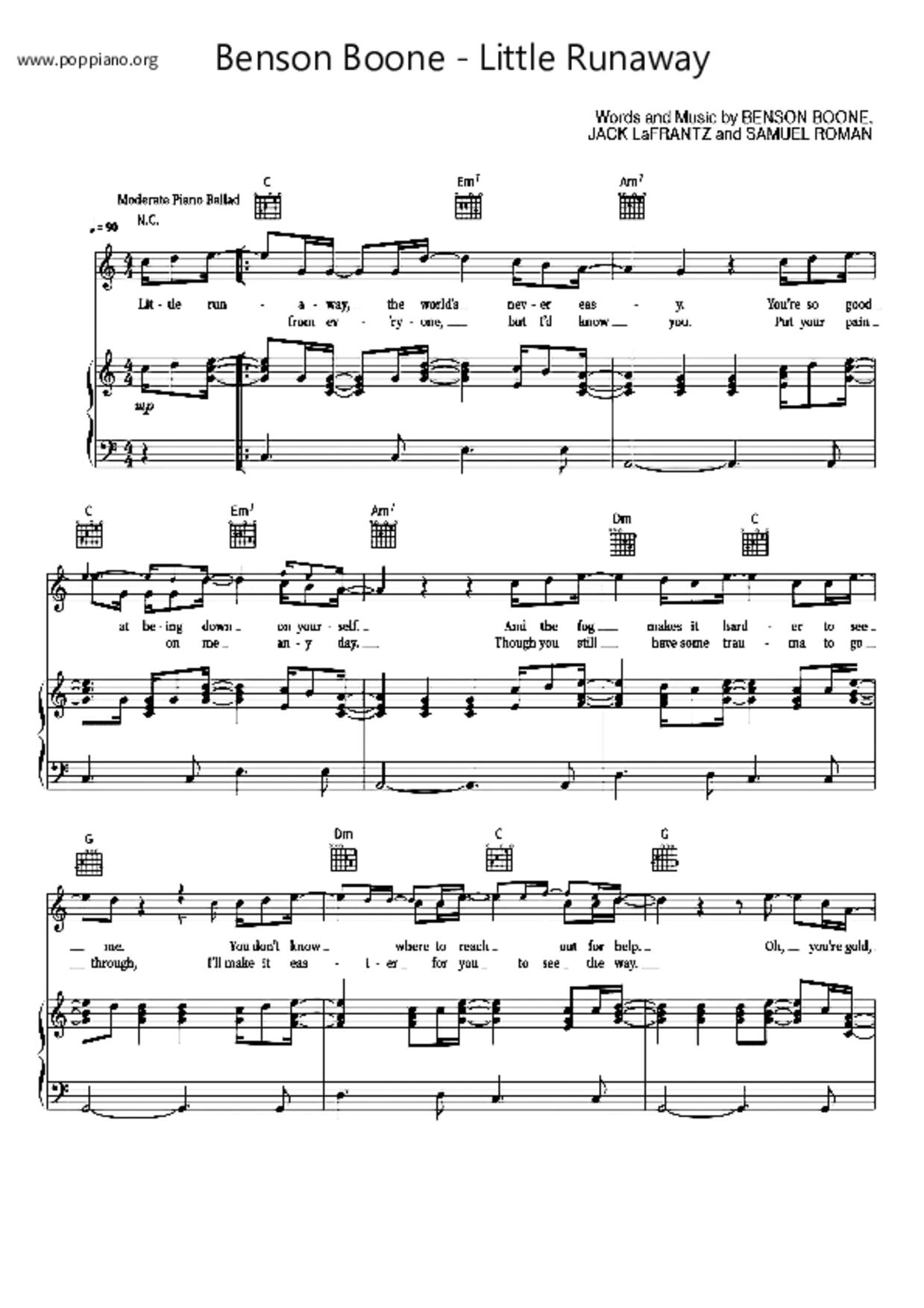 Little Runaway Score