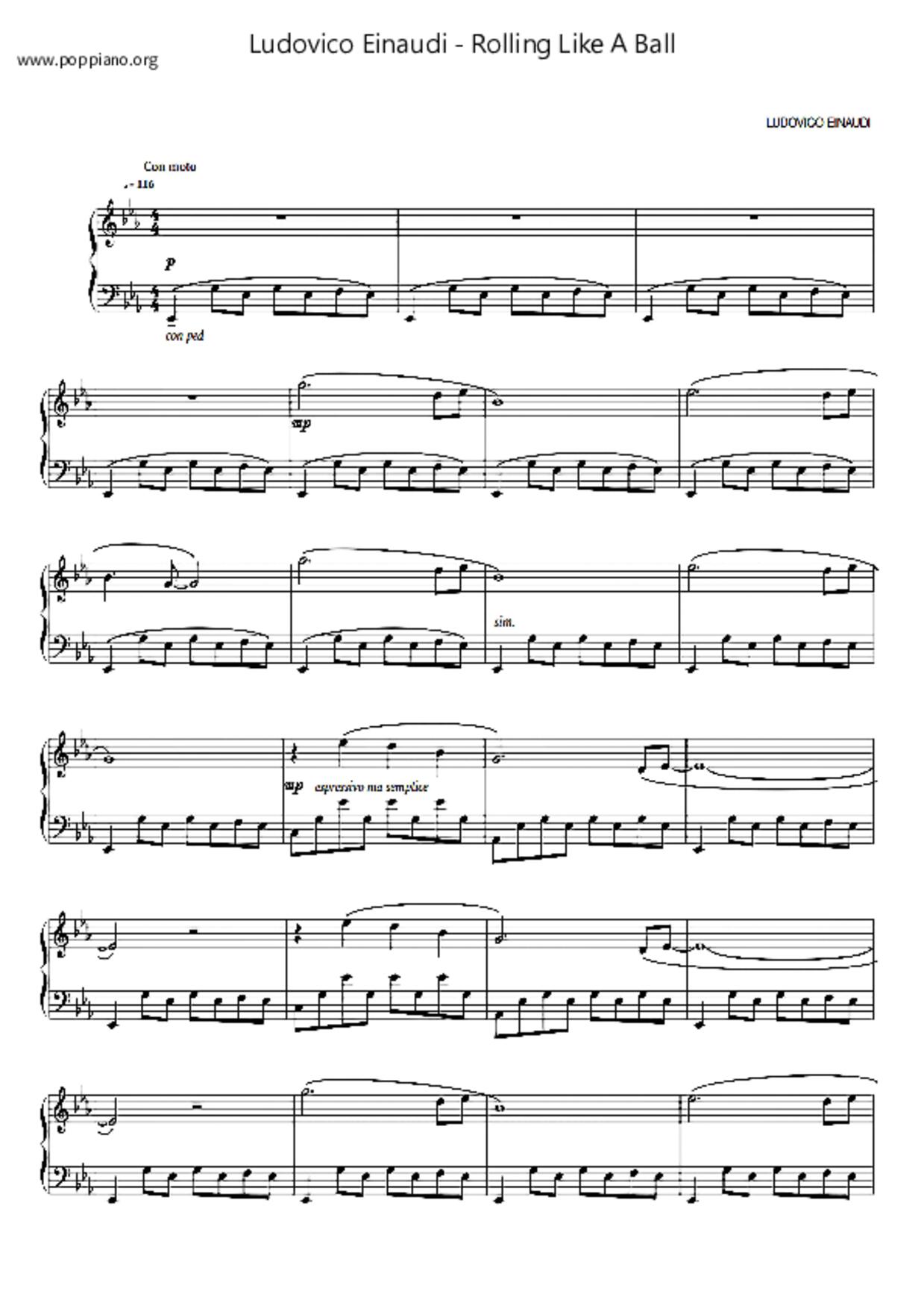 Rolling Like A Ball Score