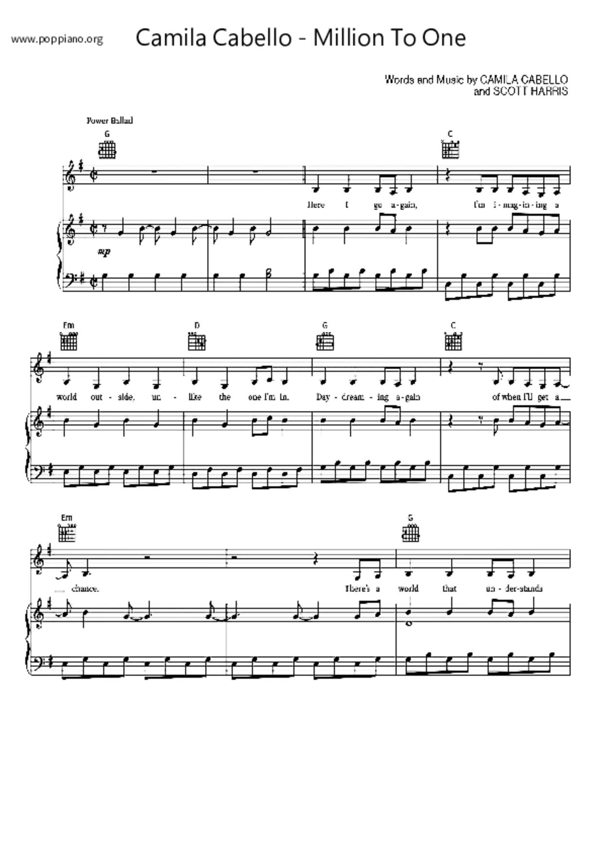 Million To One Score