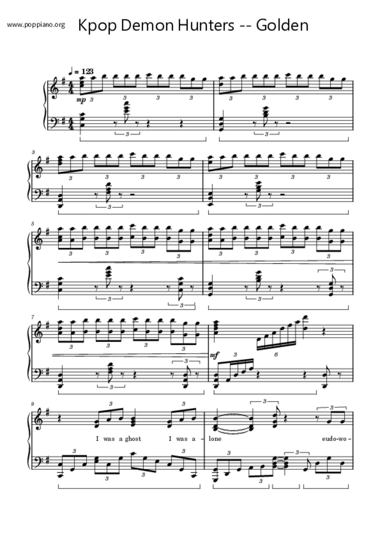 Kpop Demon Hunters - Golden Score